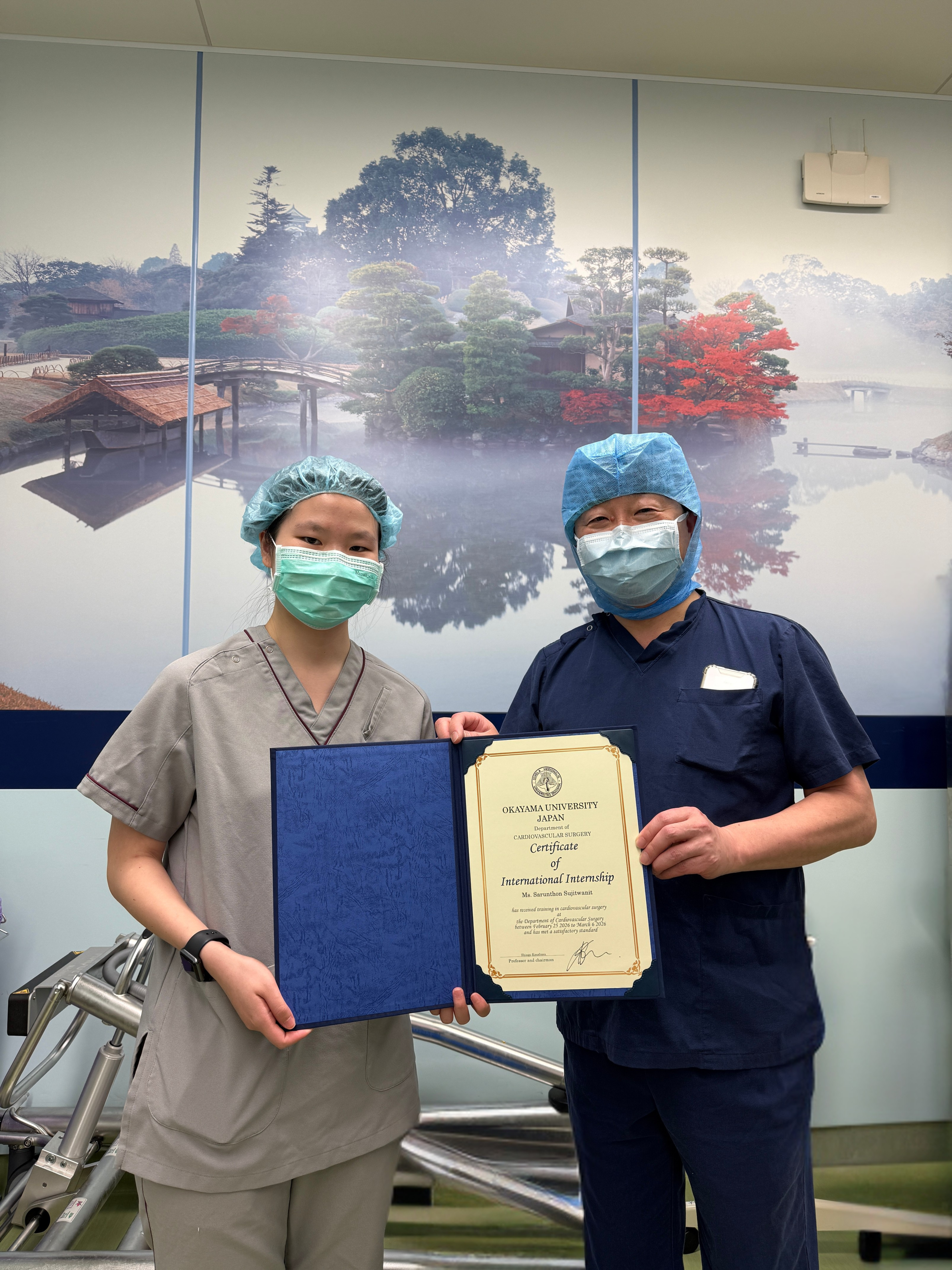タイ・マヒドン大学の医学生が当科へ実習に来られました/Medical Students from Mahidol University, Thailand Completed a Two-Week Clinical Training at Our Department